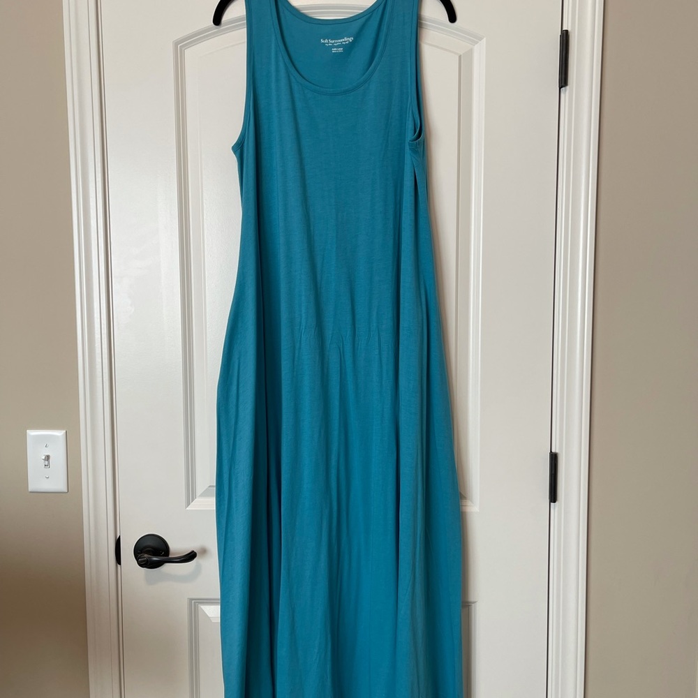 BNWOT Soft Surroundings maxi dress ~ Petite Large